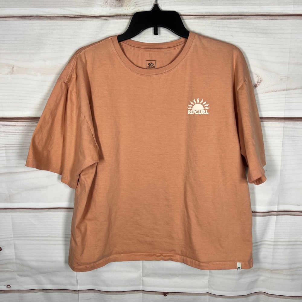 Rip Curl - Sun Graphic, S/S Women's Boyfriend-cut Tee, Dusty Rose, S
